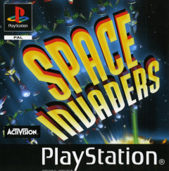 Space Invaders for the Sony PlayStation Front Cover Box Scan