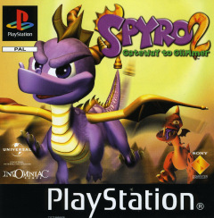 Spyro 2: Gateway to Glimmer for the Sony PlayStation Front Cover Box Scan