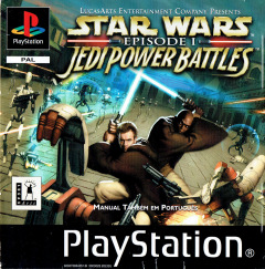 Star Wars: Episode I: Jedi Power Battles for the Sony PlayStation Front Cover Box Scan
