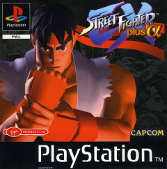 Street Fighter EX Plus Alpha for the Sony PlayStation Front Cover Box Scan