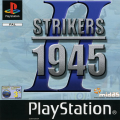 Strikers 1945 II for the Sony PlayStation Front Cover Box Scan