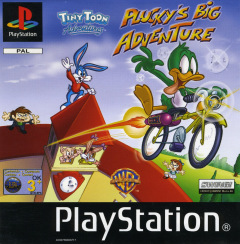 Tiny Toon Adventures: Plucky's Big Adventure for the Sony PlayStation Front Cover Box Scan