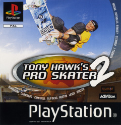 Tony Hawk's Pro Skater 2 for the Sony PlayStation Front Cover Box Scan