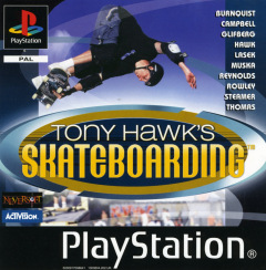 Tony Hawk's Skateboarding for the Sony PlayStation Front Cover Box Scan