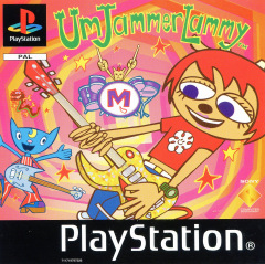 Um Jammer Lammy for the Sony PlayStation Front Cover Box Scan