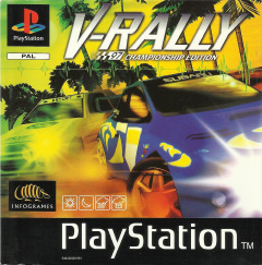 V-Rally '97: Championship Edition for the Sony PlayStation Front Cover Box Scan