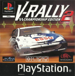 V-Rally 2: Championship Edition for the Sony PlayStation Front Cover Box Scan