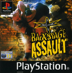 WCW Backstage Assault for the Sony PlayStation Front Cover Box Scan