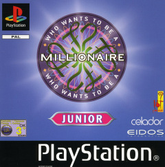 Who Wants to Be A Millionaire: Junior for the Sony PlayStation Front Cover Box Scan