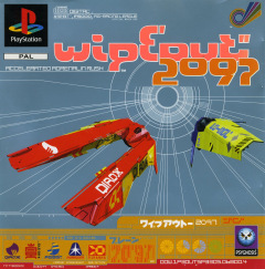 wipEout 2097 for the Sony PlayStation Front Cover Box Scan
