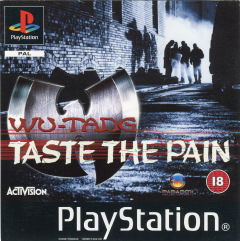 Wu-Tang: Taste the Pain for the Sony PlayStation Front Cover Box Scan