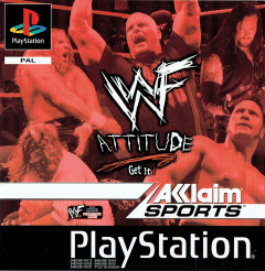 WWF Attitude for the Sony PlayStation Front Cover Box Scan