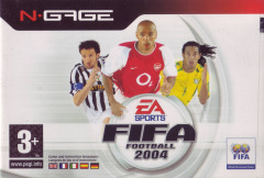 FIFA Football 2004 for the Nokia N-Gage Front Cover Box Scan