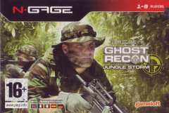 Tom Clancy's Ghost Recon: Jungle Storm for the Nokia N-Gage Front Cover Box Scan