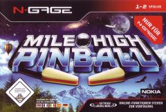 Mile High Pinball for the Nokia N-Gage Front Cover Box Scan