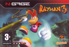 Rayman 3 for the Nokia N-Gage Front Cover Box Scan
