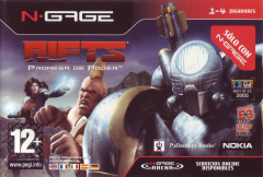 Rifts: Promise of Power for the Nokia N-Gage Front Cover Box Scan