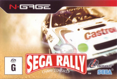 Sega Rally for the Nokia N-Gage Front Cover Box Scan