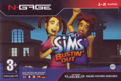 The Sims: Bustin' Out for the Nokia N-Gage Front Cover Box Scan