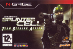 Tom Clancy's Splinter Cell: Team Stealth Action for the Nokia N-Gage Front Cover Box Scan