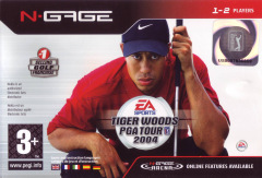 Tiger Woods PGA Tour 2004 for the Nokia N-Gage Front Cover Box Scan