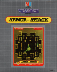 Armor Attack for the Vectrex Front Cover Box Scan
