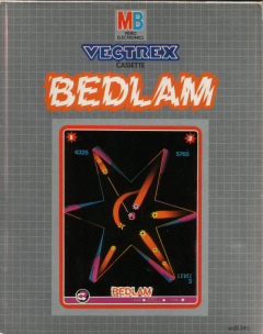 Bedlam for the Vectrex Front Cover Box Scan