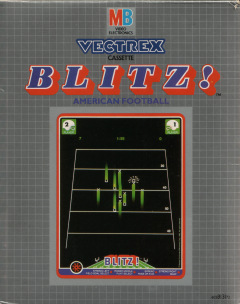 Blitz! for the Vectrex Front Cover Box Scan
