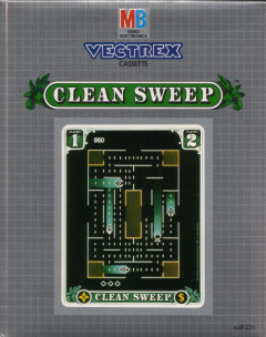 Clean Sweep for the Vectrex Front Cover Box Scan