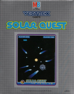 Solar Quest for the Vectrex Front Cover Box Scan