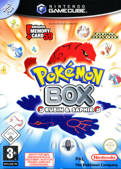 Pokémon Box: Ruby & Sapphire for the Nintendo GameCube Front Cover Box Scan