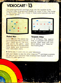 Scan of Robot War / Torpedo Alley