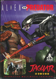 Alien vs. Predator for the Atari Jaguar Front Cover Box Scan