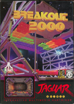 Breakout 2000 for the Atari Jaguar Front Cover Box Scan