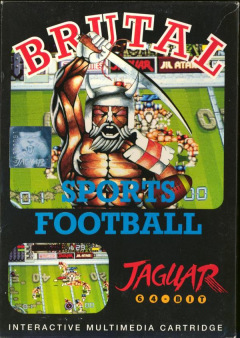 Brutal Sports Football for the Atari Jaguar Front Cover Box Scan