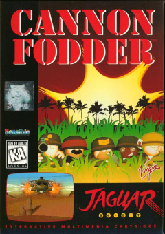 Cannon Fodder for the Atari Jaguar Front Cover Box Scan