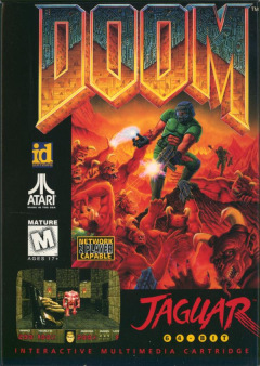 Doom for the Atari Jaguar Front Cover Box Scan