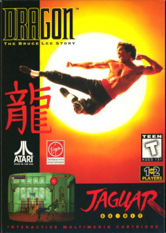 Dragon: The Bruce Lee Story for the Atari Jaguar Front Cover Box Scan