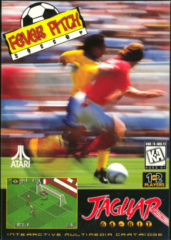 Fever Pitch Soccer for the Atari Jaguar Front Cover Box Scan