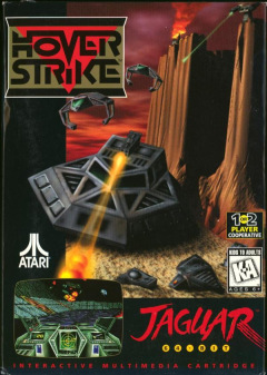 Hover Strike for the Atari Jaguar Front Cover Box Scan