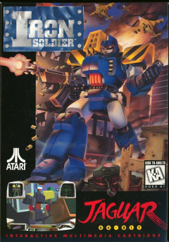 Iron Soldier for the Atari Jaguar Front Cover Box Scan