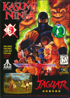 Kasumi Ninja for the Atari Jaguar Front Cover Box Scan