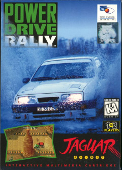 Power Drive Rally for the Atari Jaguar Front Cover Box Scan