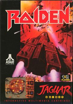 Raiden for the Atari Jaguar Front Cover Box Scan