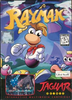 Rayman for the Atari Jaguar Front Cover Box Scan