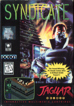 Syndicate for the Atari Jaguar Front Cover Box Scan