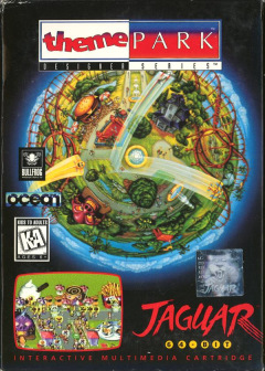 Theme Park for the Atari Jaguar Front Cover Box Scan