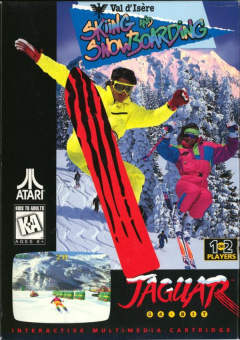 Val D'isére Skiing and Snowboarding for the Atari Jaguar Front Cover Box Scan