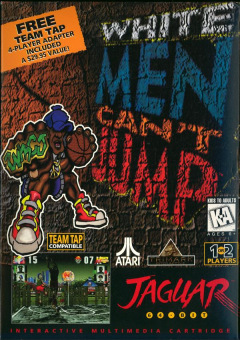 White Men Can't Jump for the Atari Jaguar Front Cover Box Scan