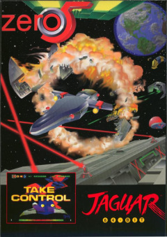 Zero 5 for the Atari Jaguar Front Cover Box Scan